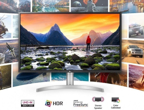 Монитор LG 32" 32UN650-W 3840x2160 IPS WLED 61Гц 5ms HDR10 FreeSync HDMI DisplayPort фото 2