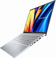 ASUS Ноутбук ASUS Vivobook 16X M1603QA-MB158 16" 1920x1200, AMD Ryzen 5 5600H 3.3 ГГц, RAM 8 ГБ, DDR4, SSD 512 ГБ, AMD Radeon Graphics, без ОС, 90NB0Y82-M00FR0, серебристый