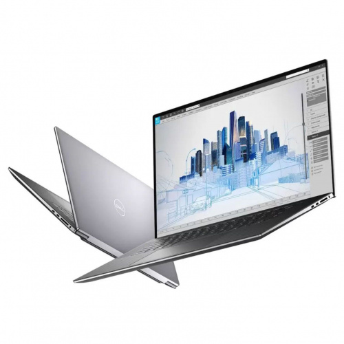 DELL Ноутбук Dell Precision 5770, 17" (3840x2400) IPS/Intel Core i7-12700H/16 ГБ DDR5/512 ГБ SSD/NVIDIA GeForce RTX A2000 (8 Гб)/Windows 11 Pro, Серебристый (5770-7652) фото 2