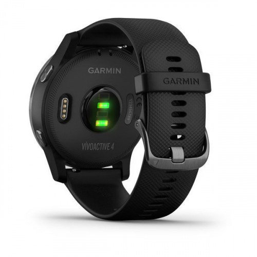 Умные часы Garmin Vivoactive 4 Wi-Fi NFC,45 мм серый/черный фото 6