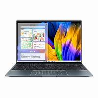 ASUS Ноутбук ASUS Zenbook 14X OLED UX5401ZA-KN205X, 14" (2880x1800) OLED 90Гц сенсорный/Intel Core i7-12700H/16ГБ LPDDR5/512ГБ SSD/Iris Xe Graphics/Windows 11 Pro, серый (90NB0WM1-M00AV0)