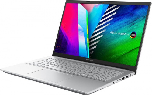 ASUS Ноутбук ASUS Vivobook Pro 15 OLED M3500QA-L1067, 15.6", AMD Ryzen 5 5600H 3.3ГГц, 8ГБ, 256ГБ SSD, AMD Radeon , без операционной системы, серебристый фото 2