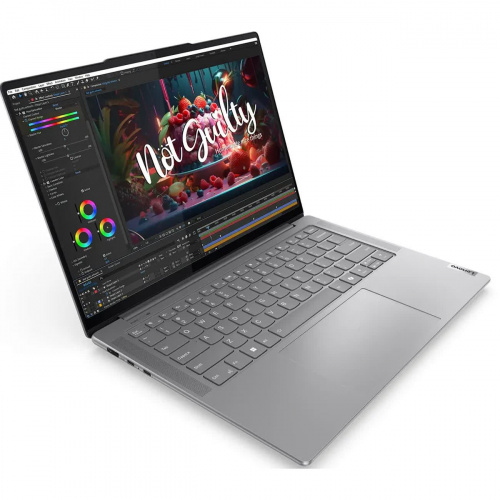 LENOVO Ноутбук Lenovo Yoga Pro 7 14IMH9, 14.5" (3072x1920) IPS 120 Гц/Intel Core Ultra 5 125H/32 ГБ LPDDR5X/1024 ГБ SSD/Intel Arc Graphics/Windows 11 Home, Серый (83E2004BRU) фото 2